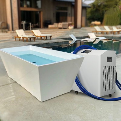 Guter Preis CER Eis-Bad-Maschinen-Swimmingpool-Kühler für die Verringerung der Entzündungs-beschleunigenden Wiederaufnahme Online
