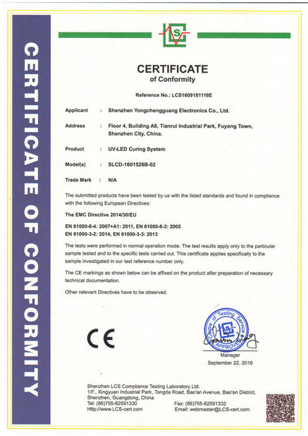 China Shenzhen Syochi Electronics Co., Ltd zertifizierungen