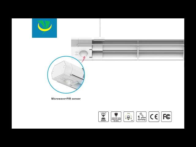Firmenvideos über 254nm 40W UVC LED Germicidal Lamp Quartz Tube Microwave Sensors