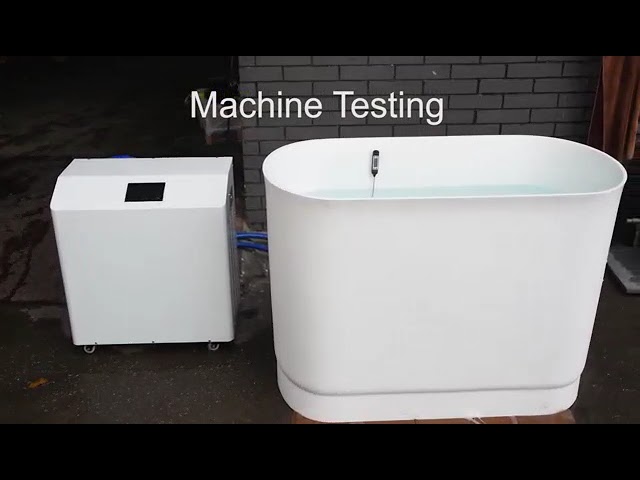 Firmenvideos über Commercial Grade Huge Cooling Capacity High Efficiency Ice Bath Chiller 2HP for Cold Shower
